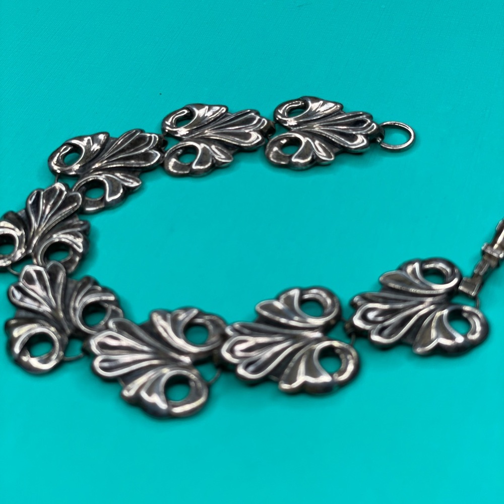 Art nouveau sterling silver bracelet